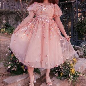 Floral Embellished Jessa Kae Dress